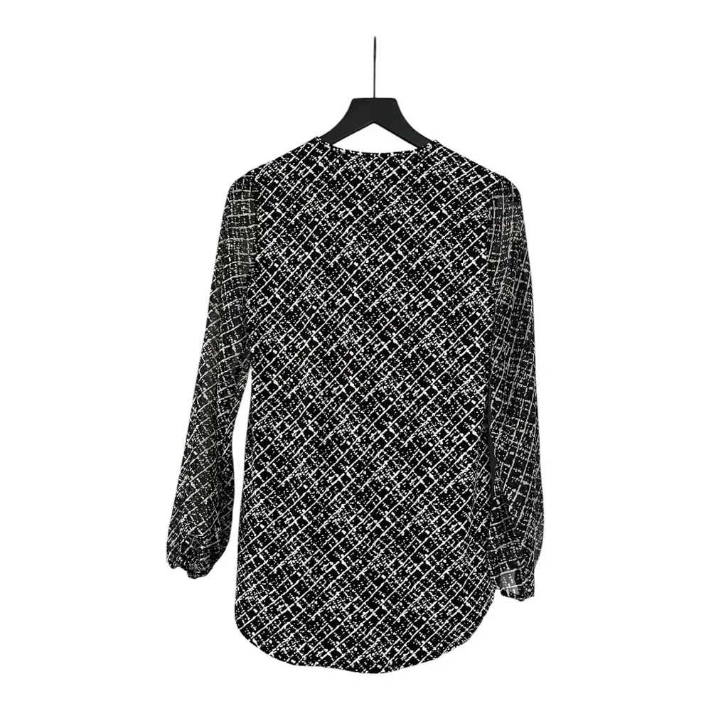 NWT White House Black Market lace inset tunic